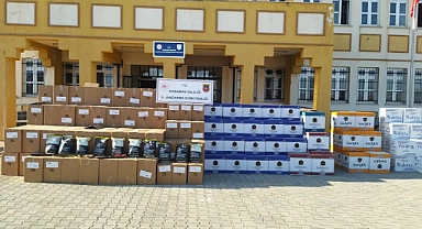Karaman'da 2 milyon 797 bin 800 boş makaron ele geçirildi