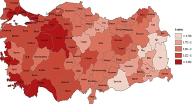 Karaman’da beşeri kalkınma endeksi 2022 yılında 0,849 oldu