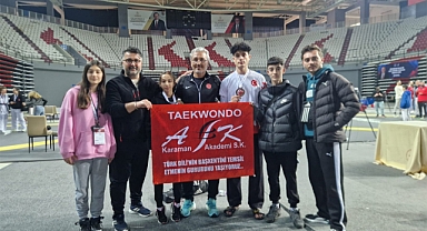 Karamanlı sporcu, Türkiye Tekvando Şampiyonası’nda üçüncü oldu