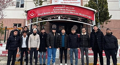 Karamanoğlu Mehmetbey Yurdu Öğrencilerinden Anlamlı Ziyaret
