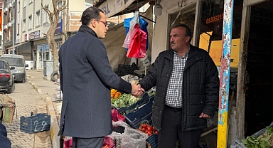 Kaymakam Avcı esnafları gezdi