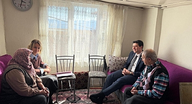 Kaymakam, Çopur Ailesinin evine misafir oldu
