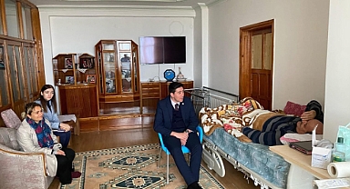 Kaymakam Erdoğan, vatandaşı hanesinde ziyaret etti