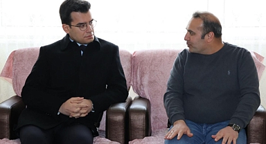 Kaymakam İlkay'dan başsağlığı ziyareti