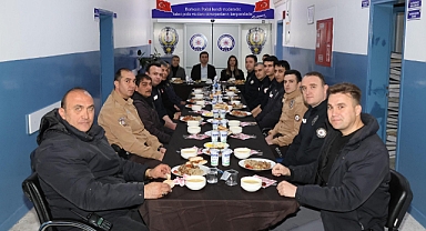 Kaymakam Yamakoğlu ve Emniyet Müdürü Turhan, Emniyet Personeliyle İftar açtı