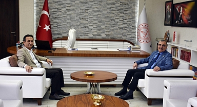 KMÜ Rektörü Gavgalı’dan İl Müdürü Çalışkan’dan Ziyaret