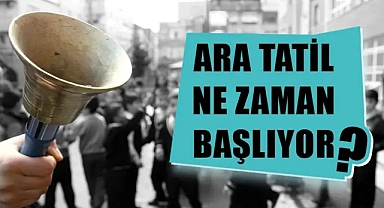 Okullarda ikinci ara tatil 28 Mart'ta başlıyor