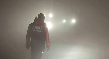 Tipide mahsur kalan vatandaşlar AFAD tarafından kurtarıldı