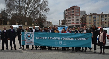 "7. Uluslararası Sevgi ve Barış Yürüyüşü" Karaman'da başladı