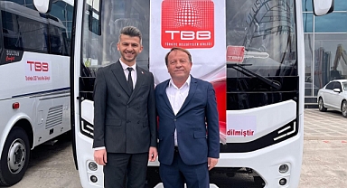 Belediyeler Birliği’nden Ermenek’e otobüs hibesi