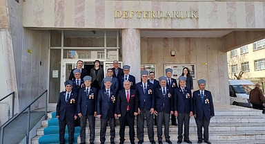 Defterdar Karpınar Gazileri Ağırladı