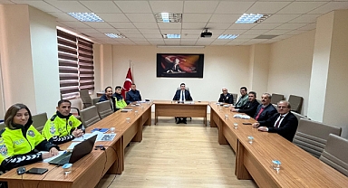 Ermenek'te Trafik Komisyonu Toplantısı Gerçekleştirildi