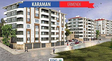 Ermenek'te Yeni TOKİ Konutlarının Kura Çekilişi Yapıldı