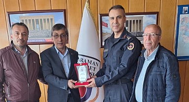 İl Jandarma Alay Komutanı Saygılı, Ticaret Borsası’nı ziyaret etti