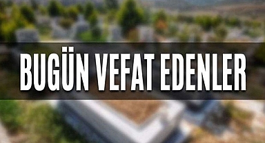 Karaman'da bugün 5 hemşehrilerimiz vefat etti