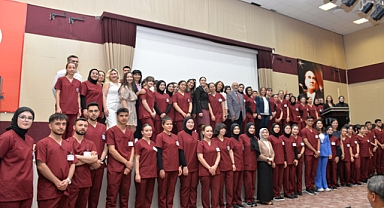 KMÜ Hemşirelik Öğrencilerine Forma Giyme Töreni düzenlendi