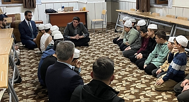 Kurs öğrencileri Kaymakam Erdoğan'ı ağırladı