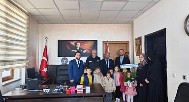 Miniklerden Emniyet Müdürlüğü'ne Ziyaret