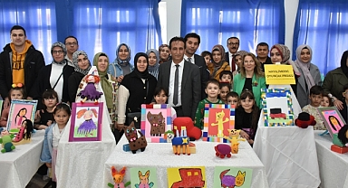 Öğrenci, Öğretmen ve Velilerin Emeği Sergiye Yansıdı