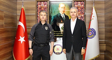 Vali Çiçekli, İl Emniyet Müdürlüğünü ziyaret etti