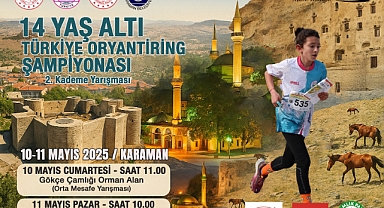 14 Yaş Altı Türkiye Oryantiring Şampiyonası 2. Kademe Yarışı Karaman’da Yapılacak