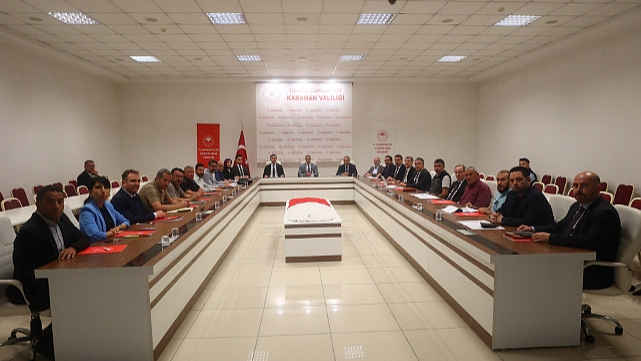 Tarımsal Kuraklıkla Mücadele Strateji Eylem Planı Toplantısı Yapıldı