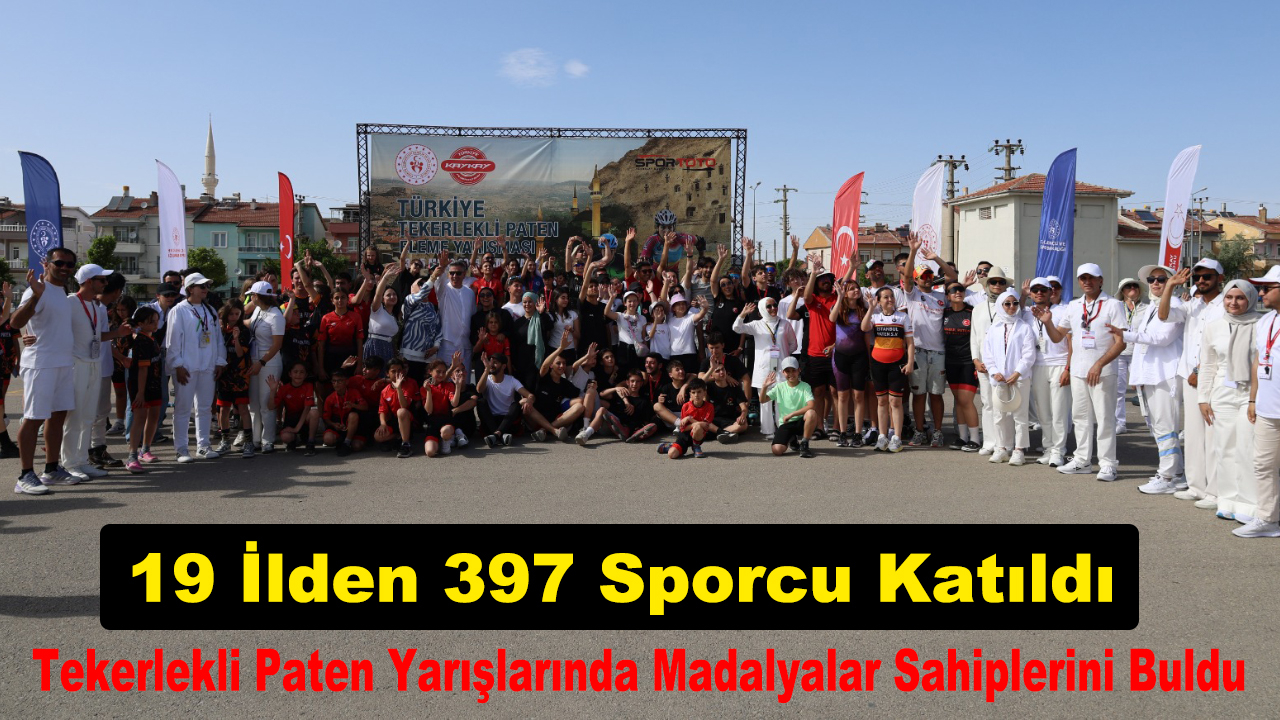 Tekerlekli Paten Yarışlarında Madalyalar Sahiplerini Buldu