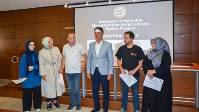 “Karaman Girişimcilik Ekosisteminin Geliştirilmesi Eğitim Projesi” Tamamlandı