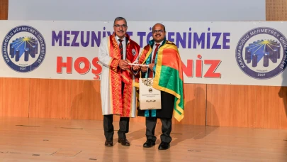 KMÜ’lü Afkar Mohamed Anver’in Kep Atma Heyecanı