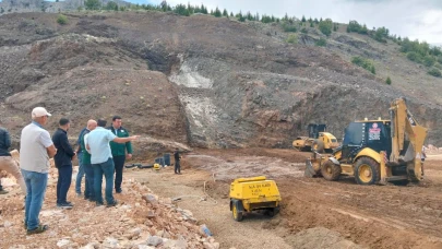 DSİ Bölge Müdür Yardımcısı Deveci Melikli Köyü Taşkın Bölgesini inceledi