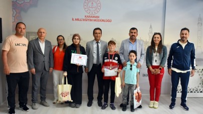 Sanatta ve Sporda Türkiye Üçüncülüğü Karaman’a Geldi