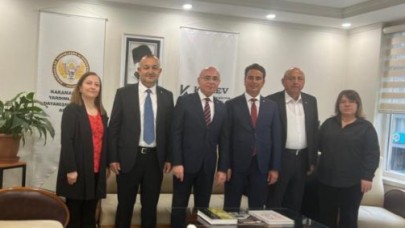 Karaman TSO Heyeti KAREV'i Ziyaret Etti