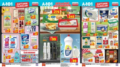 A101’e zeytinyağı geliyor! 31 Mayıs 2025 A101 aktüel kataloğu