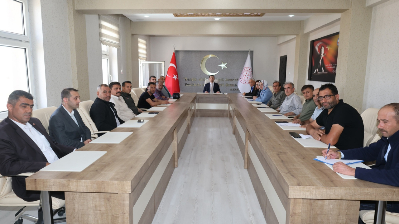 Kazımkarabekir’de Bayram Öncesindeki durum değerlendirmesi yapıldı