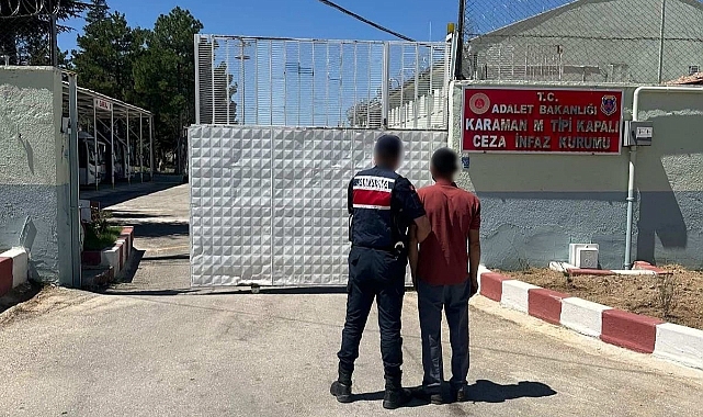 Karaman'da aranan şüpheliler jandarmadan kaçamadı