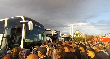 Karaman'da Hacı Adayları Dualarla Uğurlandı
