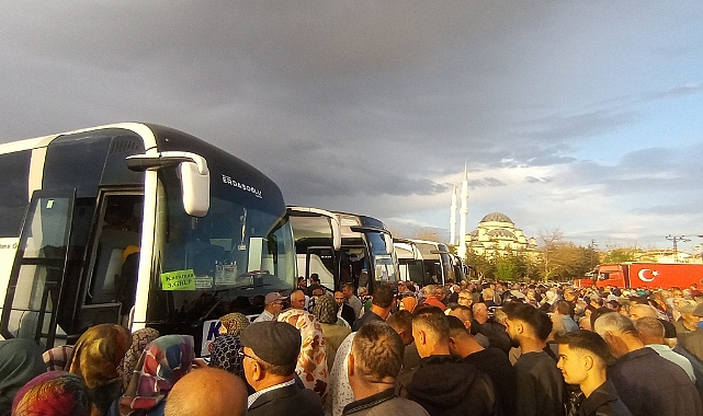 Karaman'da Hacı Adayları Dualarla Uğurlandı