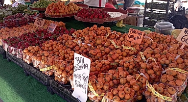 Pazar tezgahları renklendi