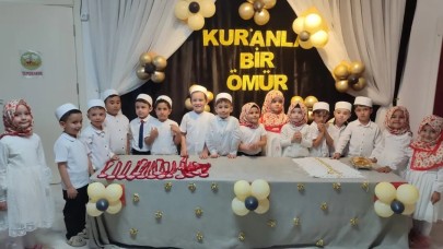 Karaman'da 4-6 Yaş Kur’an Kurslarında Karne Sevinci