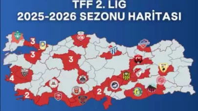 TFF 2. Lig'de gelecek sezonun haritası belli oldu