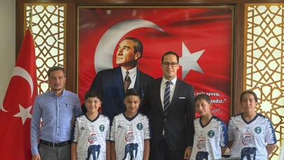 Kaymakam Avcı’ya Başarı Ziyareti