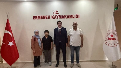 Türkiye Birincisine Bir Tebrik de Kaymakam Erdoğan’dan