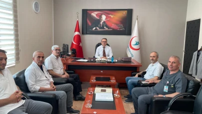 Türk Sağlık-Sen’den Başhekim Toprak’a Ziyaret