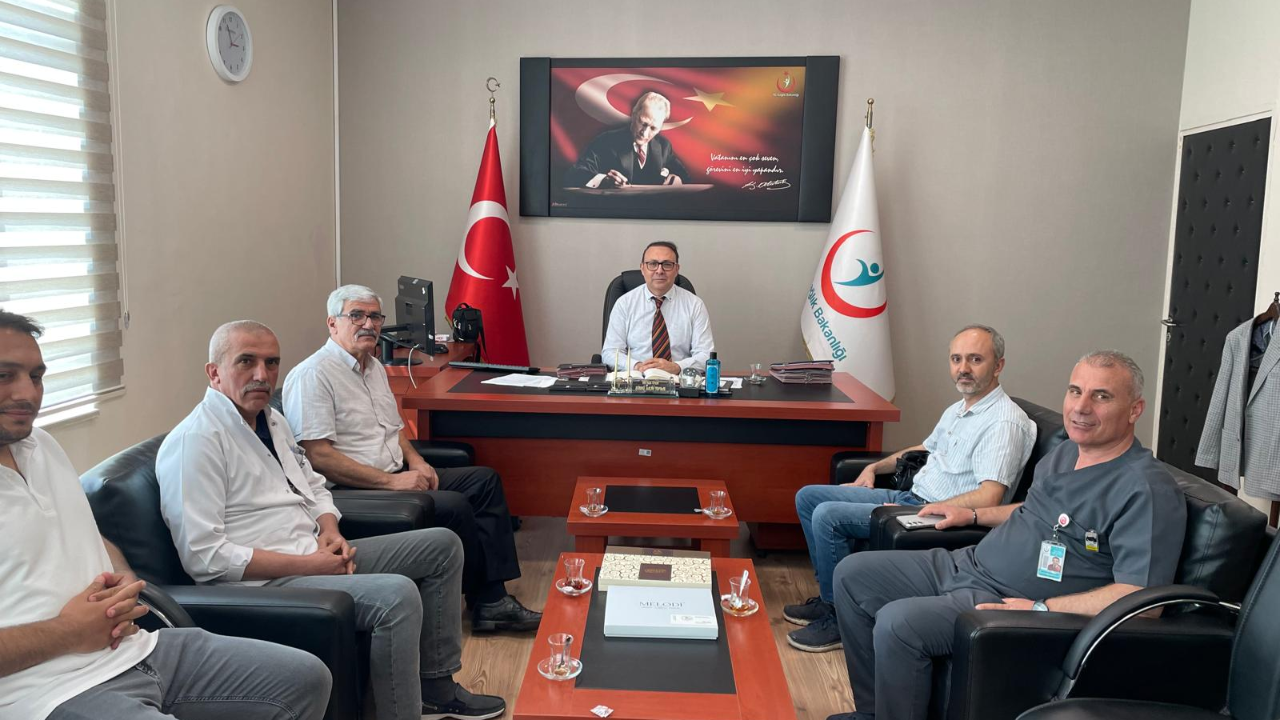 Türk Sağlık-Sen’den Başhekim Toprak’a Ziyaret