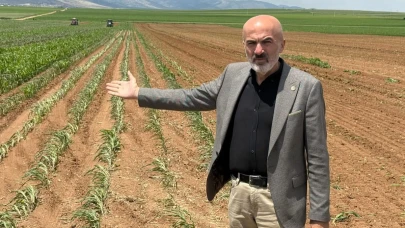 Bayram üreticiyi uyardı: Drone ile ilaçlama yaparken komşu parsellere zarar vermeyin