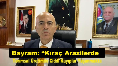 Bayram: “Kıraç Arazilerde Tarımsal Üretimde Ciddi Kayıplar Yaşanmakta”