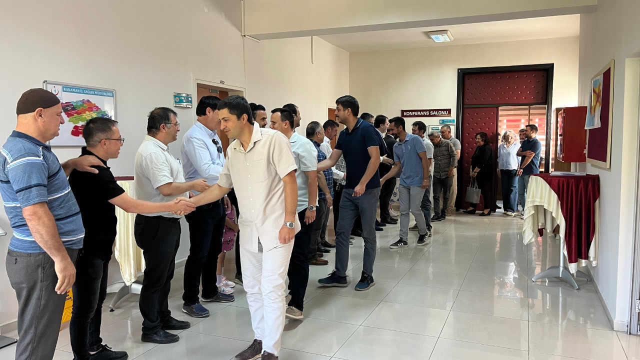 Karaman Sağlık Müdürlüğünde bayramlaşma programı yapıldı