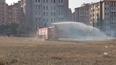 Otluk alanda çıkan yangın söndürüldü