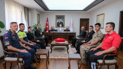 Vali Çiçekli, Jandarma Teşkilatını ağırladı