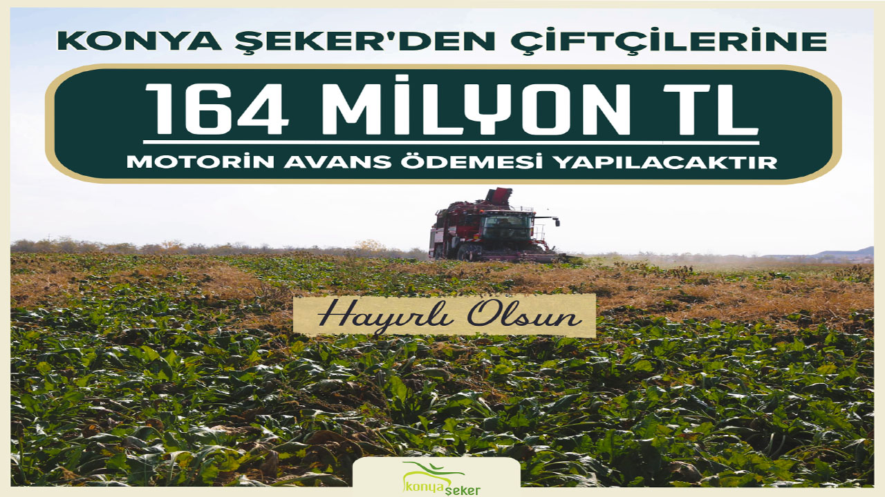 Konya Şeker’den Avans Müjdesi